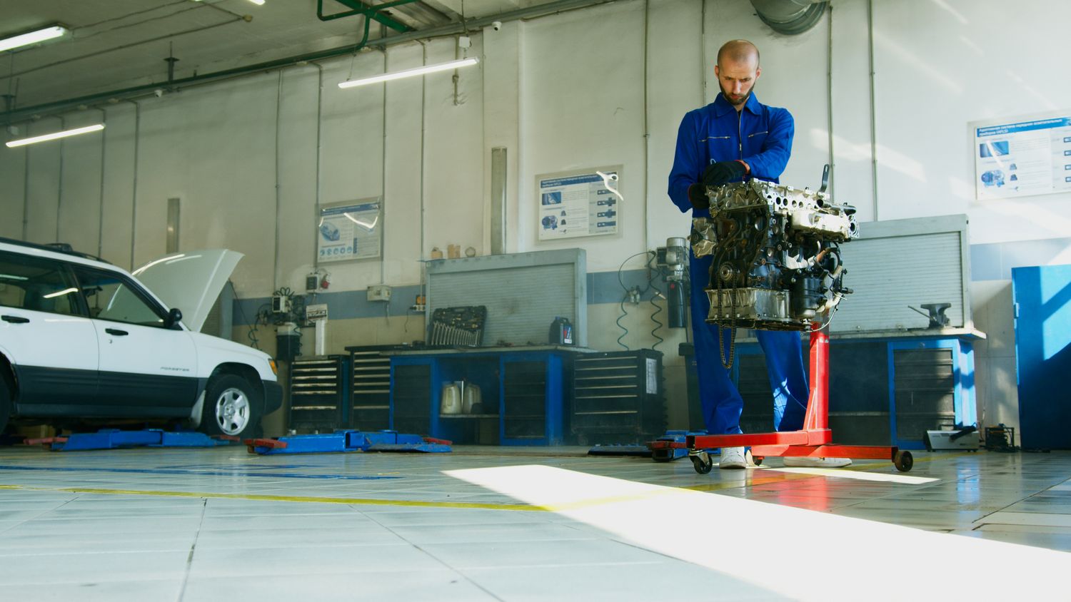 Engine work